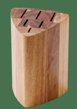 ACACIA Bloc à Couteaux Pour 6 Couteaux Naturel^CASA Discount