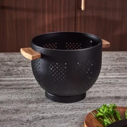 ACACIA LUX Passoire Noir, Naturel^CASA Discount