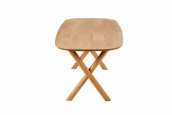 ACACIA Table à Manger Avec Pieds En X^CASA Discount