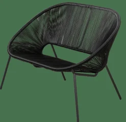 ACAPULCO Banc Lounge Noir^CASA Online