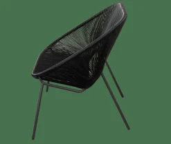 ACAPULCO Banc Lounge Noir^CASA Online