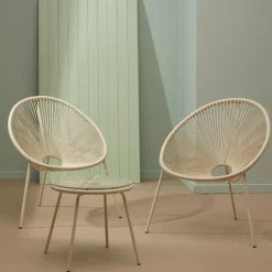 ACAPULCO Salon De Jardin Sable^CASA New