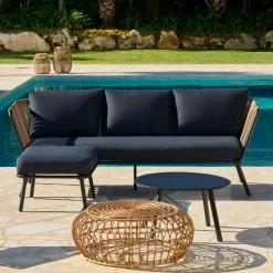 ACAPULCO Set Lounge Naturel^CASA Outlet