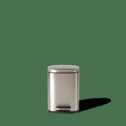 ADELE Poubelle à Pédale 5l Argent^CASA Clearance