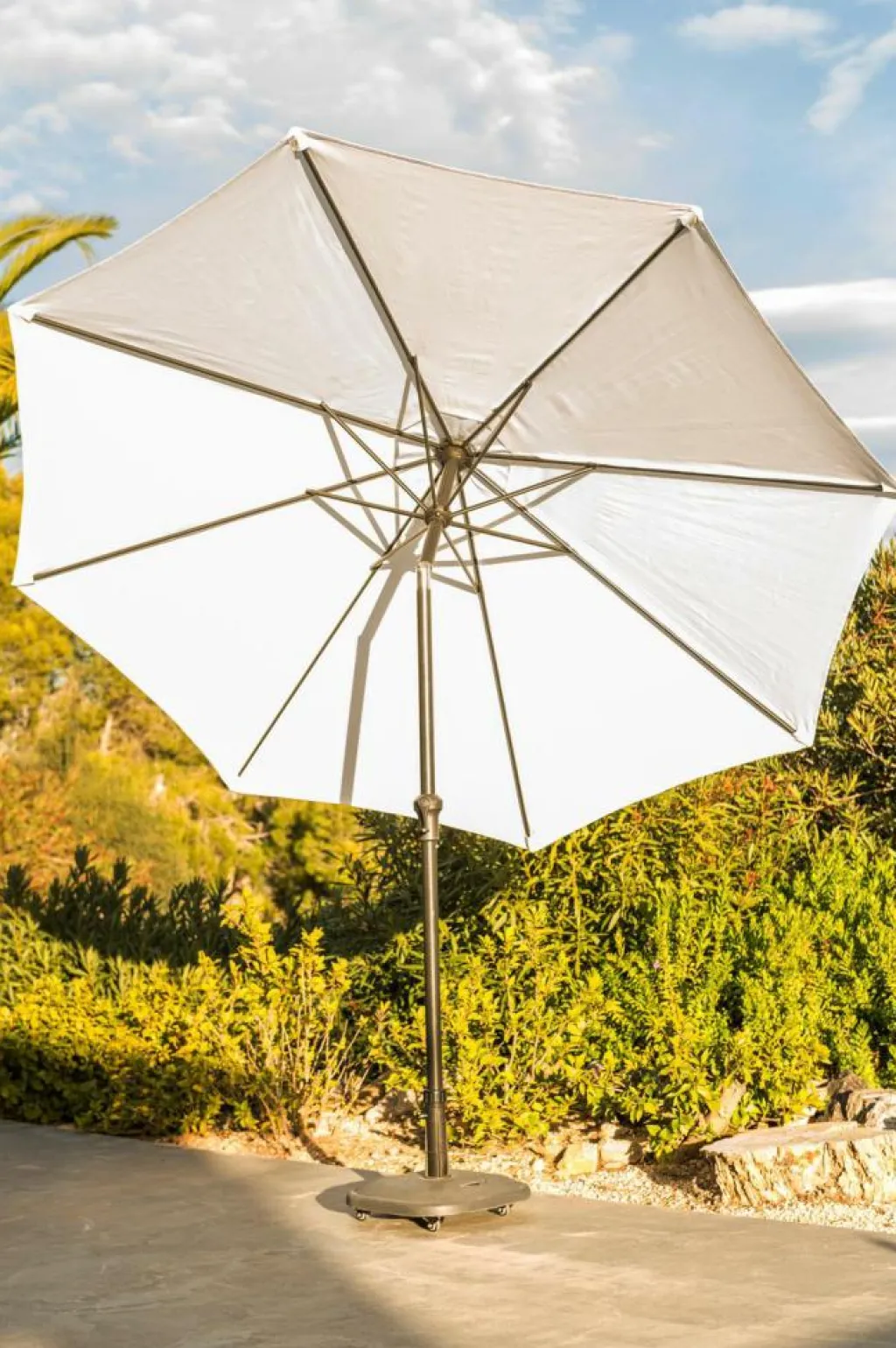 ALU Parasol Sans Pied De Parasol Blanc^CASA New
