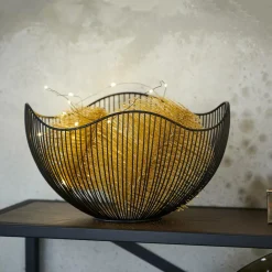 ASTER Corbeille à Fruits Noir^CASA Outlet