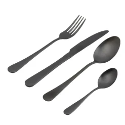 AXELLE Couverts 16 Pièces Noir^CASA New