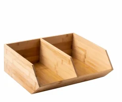 BAMBOO Armoire à Tiroirs 2 Tiroirs Naturel^CASA Hot