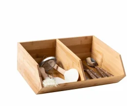 BAMBOO Armoire à Tiroirs 2 Tiroirs Naturel^CASA Hot