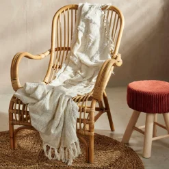 BANDUNG Fauteuil Lounge Naturel^CASA