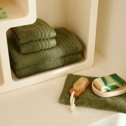 BIO SOFT Drap De Bain Vert Foncé^CASA Online