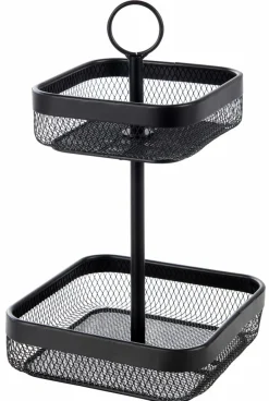 BLACK LUNAR Panier Ovale 2 Pièces Noir^CASA Best