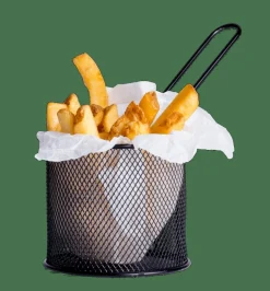 BLACK Panier à Servir Noir^CASA Discount