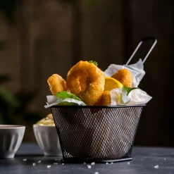 BLACK Panier à Servir Noir^CASA Online