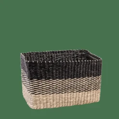 BOBO Panier Tiroir Noir, Naturel^CASA Online