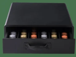 CAFE Boîte Tiroir Pour Capsules Café Noir^CASA Best