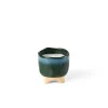 CERAMIC Bougie Dans Un Pot Bleu^CASA Hot