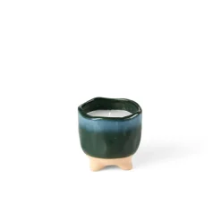 CERAMIC Bougie Dans Un Pot Bleu^CASA Hot