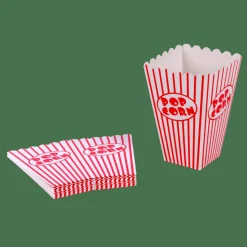 CINEMA Gobelet Pop-corn Set De 8 Blanc, Rouge^CASA Outlet