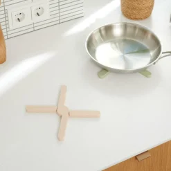 CUISINO Dessous-de-plat Pliable Sable^CASA