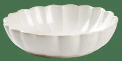 DAHLIA Assiette Creuse Blanc^CASA New