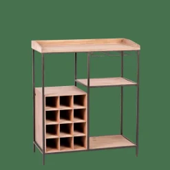 DAMIAN Étagère Murale Noir^CASA Outlet