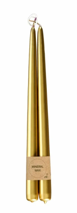 DUO Bougies Dîner Set De 2 Brun^CASA Clearance