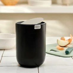 EKO Mini Poubelle De Table 1,5l Noir^CASA Best