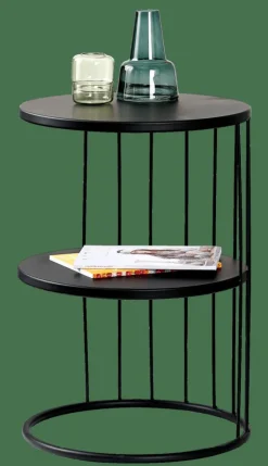 ELMER Table D'appoint Noir^CASA Hot