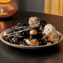 ESCAPE BLACK OUDH Bougies Chauffe-plat Parfumées Set De 9 Noir^CASA Best