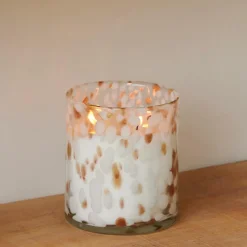 ESCAPE WORLD OF GOA Bougie Parfumée Dans Un Verre Blanc, Doré, Multicolore^CASA Sale