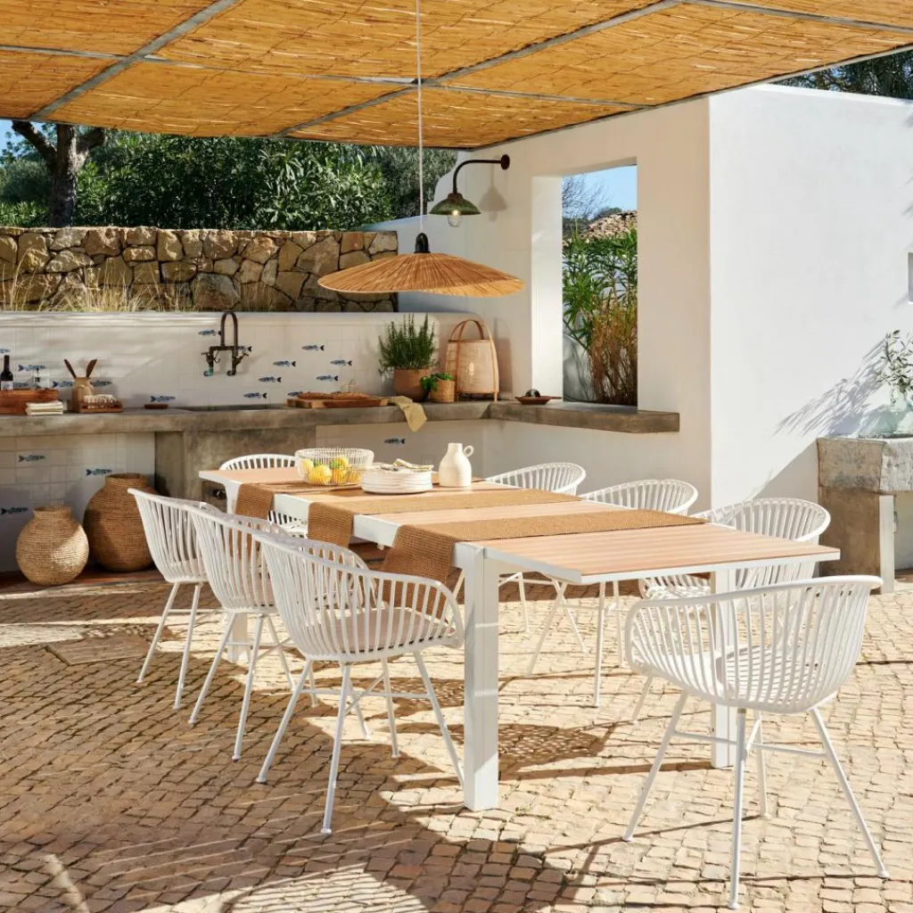 ETHAN & LOIC Set De Jardin Blanc^CASA Clearance