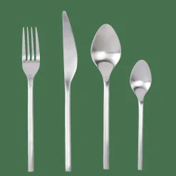 ETNA SATIN Couverts 16 Pièces Argent^CASA Online