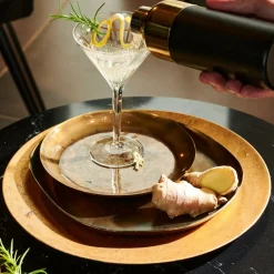 FANCY Pailles à Cocktail Avec Brosse Argent^CASA Outlet