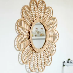 FLOWER Miroir Naturel^CASA Online