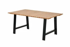 FORMAX Table De Jardin Avec Pieds A Natural/noir^CASA Outlet
