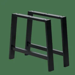 FORMAX Table De Jardin Avec Pieds A Natural/noir^CASA Outlet