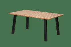 FORMAX Table De Jardin Avec Pieds A Natural/noir^CASA Outlet