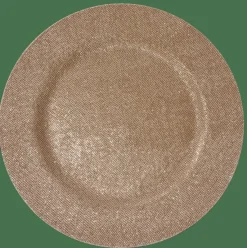 GLITTER Assiette Déco Doré^CASA New