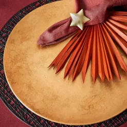 GOLDFOIL Assiette Déco Doré^CASA Clearance