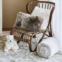 GOMAR Fauteuil Lounge Naturel^CASA Discount