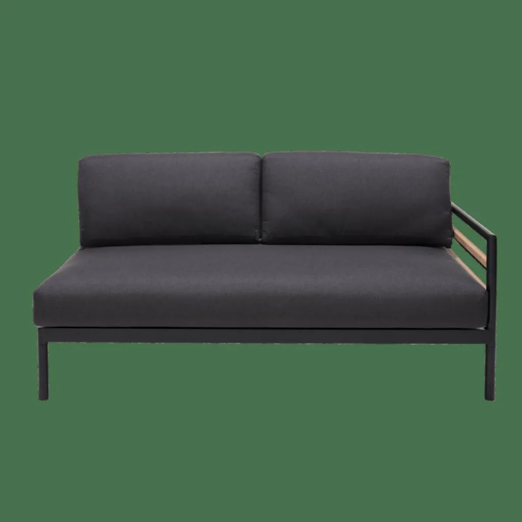 HANNA Lounge Teck Banc Noir^CASA Hot