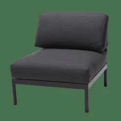 HANNA Lounge Teck Fauteuil Noir^CASA New