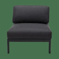 HANNA Lounge Teck Fauteuil Noir^CASA New