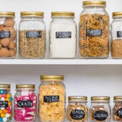 HERB Pot à épices Argent, Transparent^CASA Discount