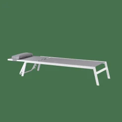 HUGO Chaise Longue Blanc, Gris^CASA Online