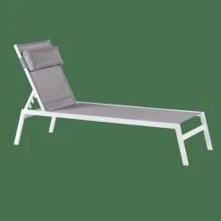 HUGO Chaise Longue Set De 2 Blanc / Gris^CASA Online