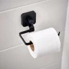 INDUSTRIA Porte-rouleau WC Avec Ventouse Noir^CASA Outlet
