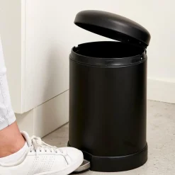 INDUSTRIA Poubelle à Pédale 5l Noir^CASA Outlet