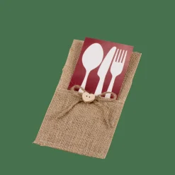 JUTE Pochette à Couverts Naturel^CASA